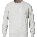 Brunello Cucinelli Cashmere/Wool Crew Neck Sweater Light Grey