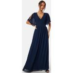 Mörkblåa Balklänningar i Storlek XL i Chiffong för Damer 