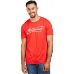 Budweiser Herr Bow T-shirt, Röd (röd röd), L