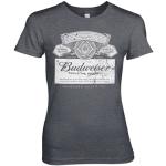 Budweiser Washed Logo Girly Tee, T-Shirt