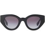 Svarta Cat-eye solglasögon från Burberry på rea i Acetat för Damer 