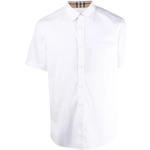 Vita Kortärmade Kortärmade skjortor från Burberry i Bomull för Herrar 