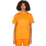 Orange Kortärmade T-shirts med broderi från Burberry på rea i Bomull för Damer 