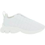 Vita Skinnsneakers från Burberry på rea med Klackhöjd 3cm till 5cm i Mjukt läder för Herrar 