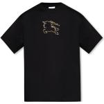 Svarta Kortärmade Kortärmade T-shirts från Burberry i Storlek L i Bomull för Herrar 