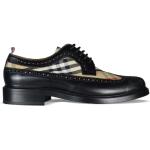 Rutiga Svarta Brogue-skor från Burberry på rea i Läder för Herrar 