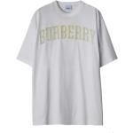 Vita Kortärmade T-shirts från Burberry på rea i Polyamid för Damer 