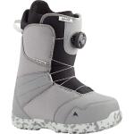 Gråa Snowboard-boots från Burton på rea med snabbsnörning med mjuk flex för Barn 