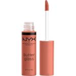 Cruelty free Bruna Läppglans & Lip stain Glossy från Nyx Cosmetics med Socker 8 ml för Damer 
