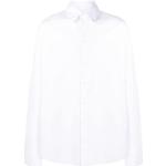 Vita Långärmade skjortor i Extra Långa från 424 FourTwoFour i Bomullsblandning för Herrar 