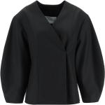 By Malene Birger Oversized Bouffant Sleeve Blazer Black, Dam