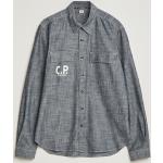 Gråa Långärmade Långärmade skjortor från C.P. COMPANY i Storlek M i Denim för Herrar 