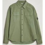 C.P. Company Long Sleeve Gabardine Pocket Shirt Green