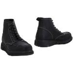 Svarta Ankle-boots från CafèNoir på rea i storlek 40 med Kilklack med rundad tå i Mjukt läder för Herrar 