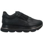 Svarta Sneakers med kilklack från CafèNoir på rea i storlek 35 med rundad tå i Textil för Damer 