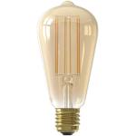 Rustika Guldiga LED-glödlampor från Calex Dimbara i Glas 
