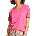 Sommar Hållbara Rosa Oeko-Tex T-shirts från Calida i Storlek S i Modal för Damer 
