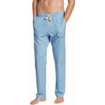 Ljusblåa Pyjamasbyxor från Calida i Storlek XL i Bomull för Herrar 