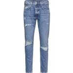 Callen Crop Bottoms Jeans Relaxed Blue Pepe Jeans London