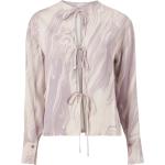 Lila Långärmade blusar från Calvin Klein på rea i Storlek L för Damer 