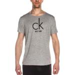 Gråa T-shirts från Calvin Klein CK i Bomull för Herrar 