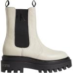 Beige Ankle-boots från Calvin Klein på rea i Syntet för Damer 