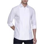 Formella Vita Långärmade Kostymskjortor från Calvin Klein på rea i Bomull för Herrar 