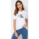 Vita T-shirts från Calvin Klein Jeans i Storlek XS med Rund ringning för Damer 