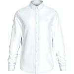 Hållbara Vita Långärmade Långärmade skjortor från Calvin Klein Jeans på rea i Storlek XL för Herrar 