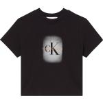 Svarta Kortärmade Kortärmade T-shirts från Calvin Klein Jeans på rea i Storlek L för Damer 