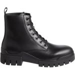Svarta Ankle-boots från Calvin Klein Jeans på rea med Snörning i Syntet för Herrar 