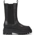 Svarta Ankle-boots från Calvin Klein Jeans på rea i Syntet för Damer 