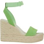 Flerfärgade Sandaletter med kilklack från Calvin Klein med Kilklack i Läder för Damer 