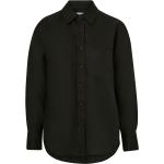 Svarta Långärmade blusar från Calvin Klein på rea i Storlek XL i Linne för Damer 