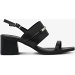 Svarta Sandaletter från Calvin Klein i storlek 41 med Fyrkantig tå med Klackhöjd 5cm till 7cm i Läder för Damer 