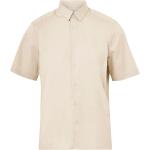 Beige Kortärmade Kortärmade skjortor från Calvin Klein på rea med stretch i Storlek M i Bomull 