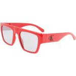 Röda Damsolglasögon från Calvin Klein på rea i Plast 