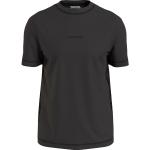 Hållbara Ekologiska Svarta T-shirts med tryck från Calvin Klein på rea i Storlek S i Bomull för Herrar 