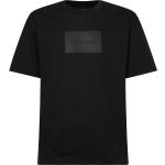 Ekologiska Svarta Kortärmade Kortärmade T-shirts från Calvin Klein på rea i Storlek S med Rund ringning i Bomull för Herrar 