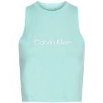 Blåa Ärmlösa Träningslinnen från Calvin Klein i Storlek M för Damer 