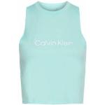 Blåa Ärmlösa Träningslinnen från Calvin Klein i Storlek XS för Damer 