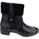 Svarta Ankle-boots från Camel Active med Klackhöjd till 3cm i Mikrofiber för Damer 