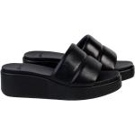 Svarta Sandaletter med kilklack från Camper på rea med Slip-on med Klackhöjd 5cm till 7cm i Läder för Damer 