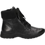 Svarta Ankle-boots från Caprice på rea med Klackhöjd 3cm till 5cm i Syntet för Damer 