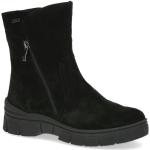 Svarta Ankle-boots från Caprice på rea i Mocka för Damer 