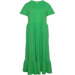 Knälånga Gröna Peplum-klänningar från Only Carmakoma i Storlek S för Damer 