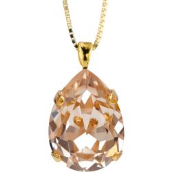 Caroline Svedbom - Halsband Classic Drop Necklace Gold - Guld - ONE SIZE