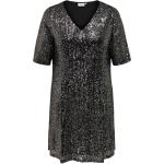 Svarta Korta klänningar med paljetter från Only Carmakoma i Storlek XL för Damer 