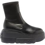 Svarta Ankle-boots från Casadei Lättvikt för Damer 