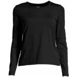 Svarta Långärmade Träningströjor från Casall Iconic i Storlek XL för Damer 